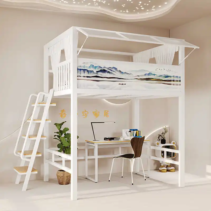 Cama infantil Cama alta e baixa Beliche