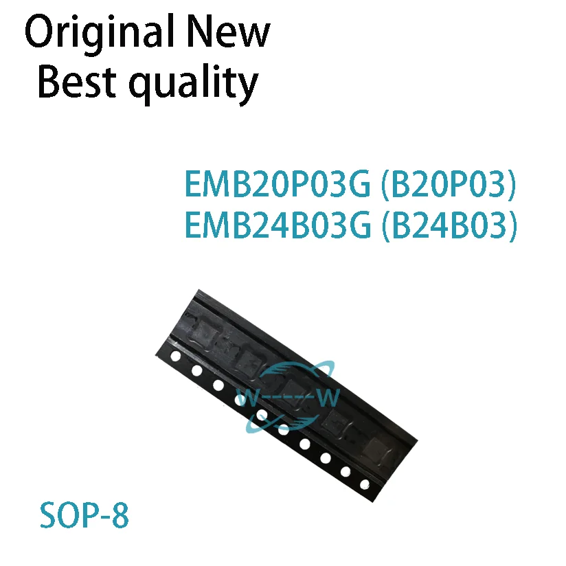 (5-10 PCS)NEW EMB20P03G B20P03 EMB24B03G B24B03 EMB20P03 EMB24B03 SOP-8 MOSFET IC Chip electronic