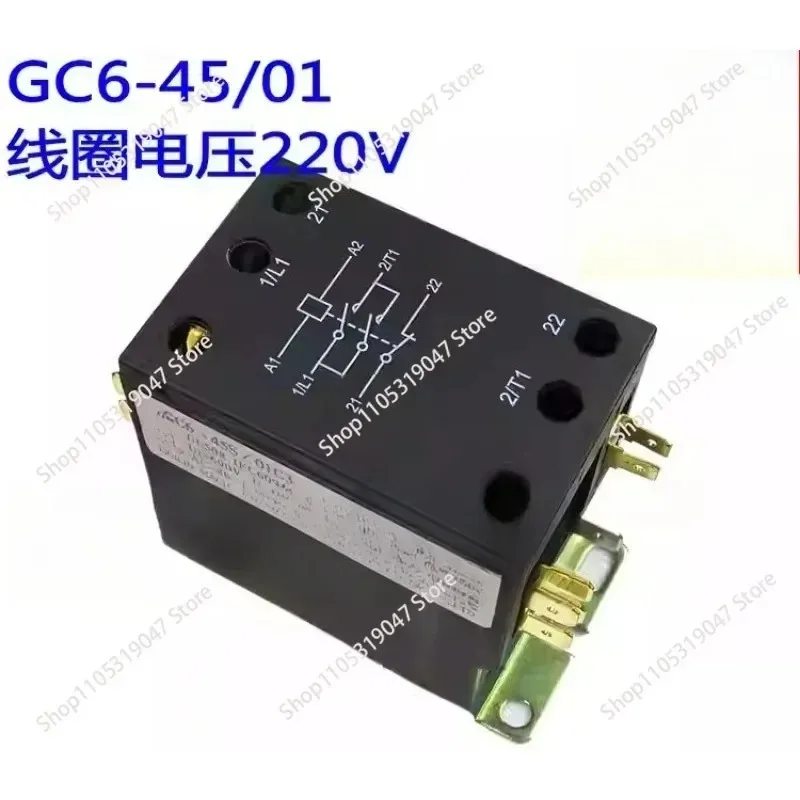 Single-Phase Air Conditioner Ac Contact Cooler Gc6-45S/01 C3 220V 1P 1No Dedicated for Air Conditioners