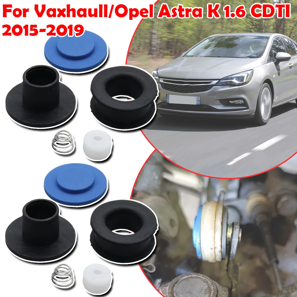 

2SET MT Gearbox Linkage Cable Bushing Repair Kit For Vaxhaull/Opel Astra K 1.6 CDTI 2015-2019 Car Accessories 24270798 24267824