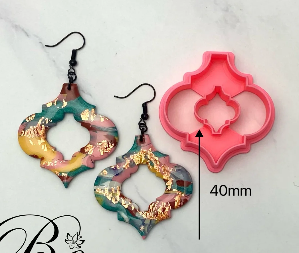 Organic Set Cutters / Polymer Clay Tools / Jewellery Tools / Earring Making / Clay Tools Polymer Clay Shape Cutters