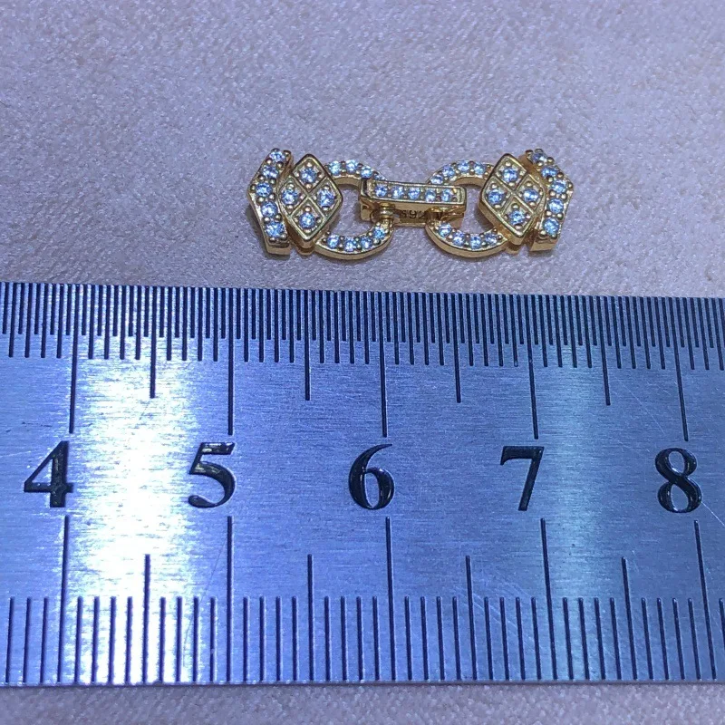 Wholesale DIY S925 Sterling Silver Clasp Necklace Bracelet Clasp Hook Accessories for 3-6mm Pearls 5pcs/lot
