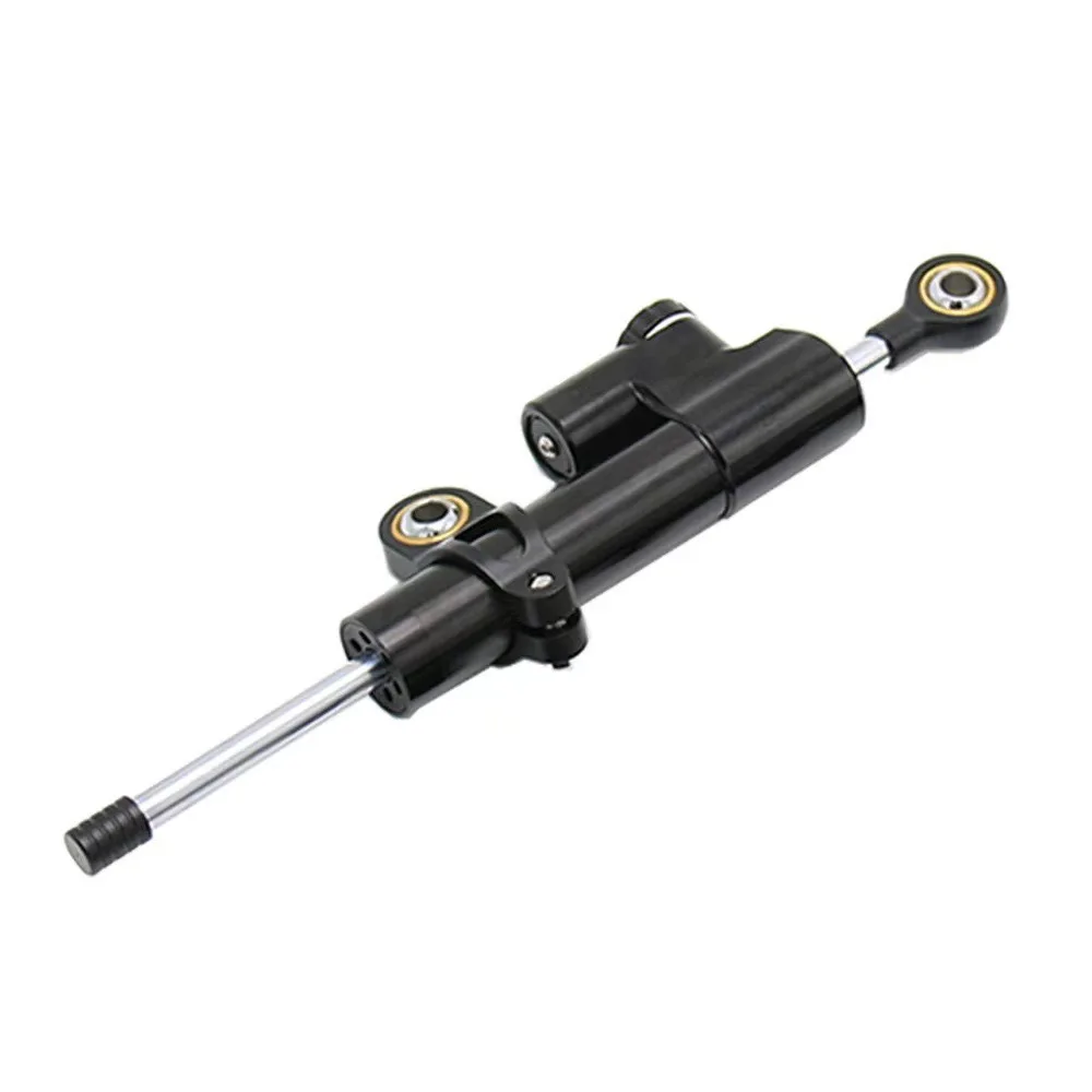 Universal CNC‑Machined Aluminum Steering Damper, Motorcycle Modified Anti‑Shake Steering Stabilizer for Motorbike Upgrade