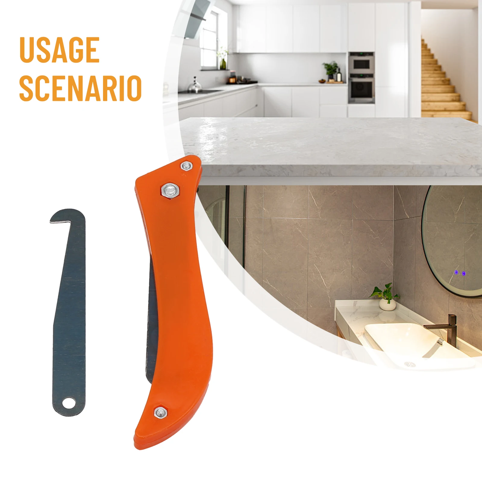 Utensile manuale gancio lama pulizia taglio apertura multifunzionale riparazione sostituibile lunghezza 21.2cm alta qualità pratico conveniente