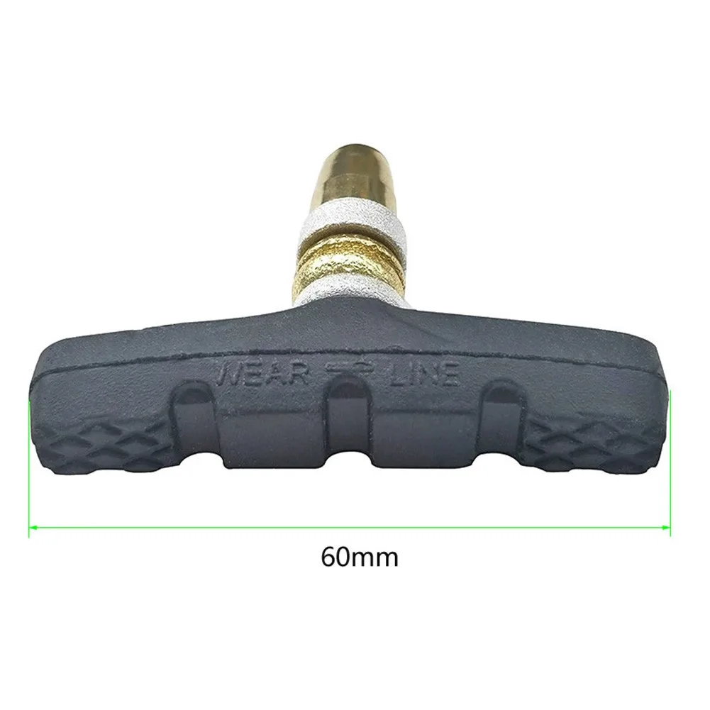 Slip resistant rubber and stainless steel 60mm mountain folding small wheel bicycle V brake for confident stopping