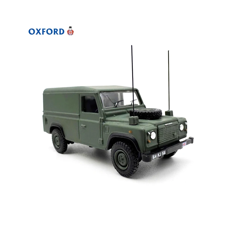 

OXFORD 1:76 Scale Diecast Defender Military Reconnaissance Vehicle Alloy Car Model Simulation Toy Collection Gift Static Model