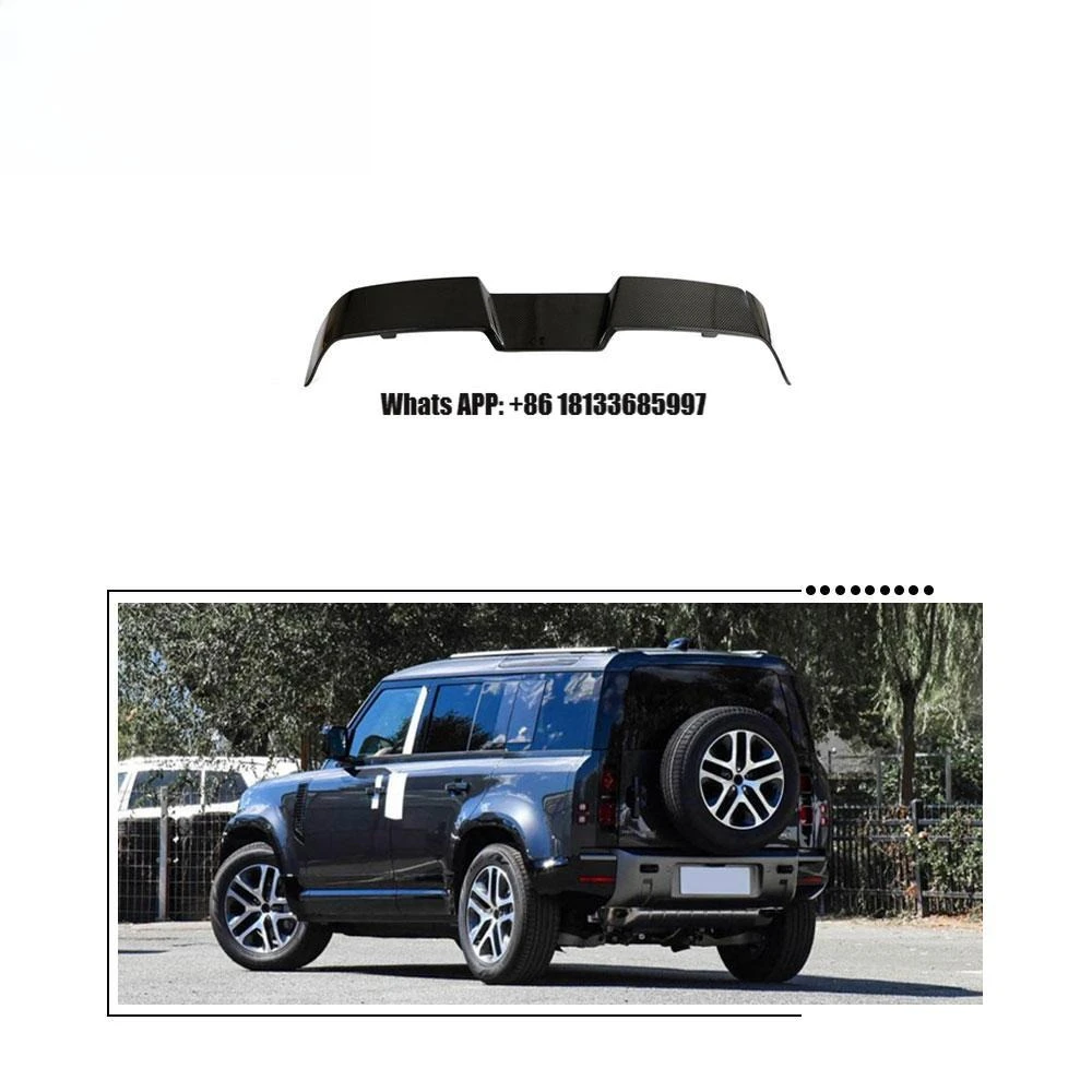 

Dry Carbon Fiber Rear Roof Wing Spoiler for Land Rover Defender L663 2020-2023