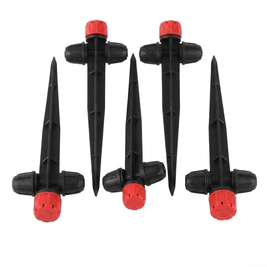 Double Lock 8 Hole Adjustable Dripper Sprinkler for 1/4