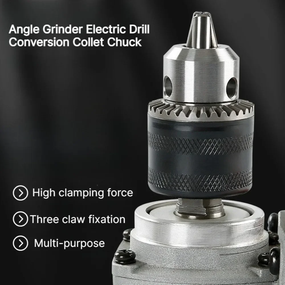 Angle Grinder Electric Drill Conversion Collet Chuck Holder Power Drill Adapter Convert M10 for Electric Angle Grinder
