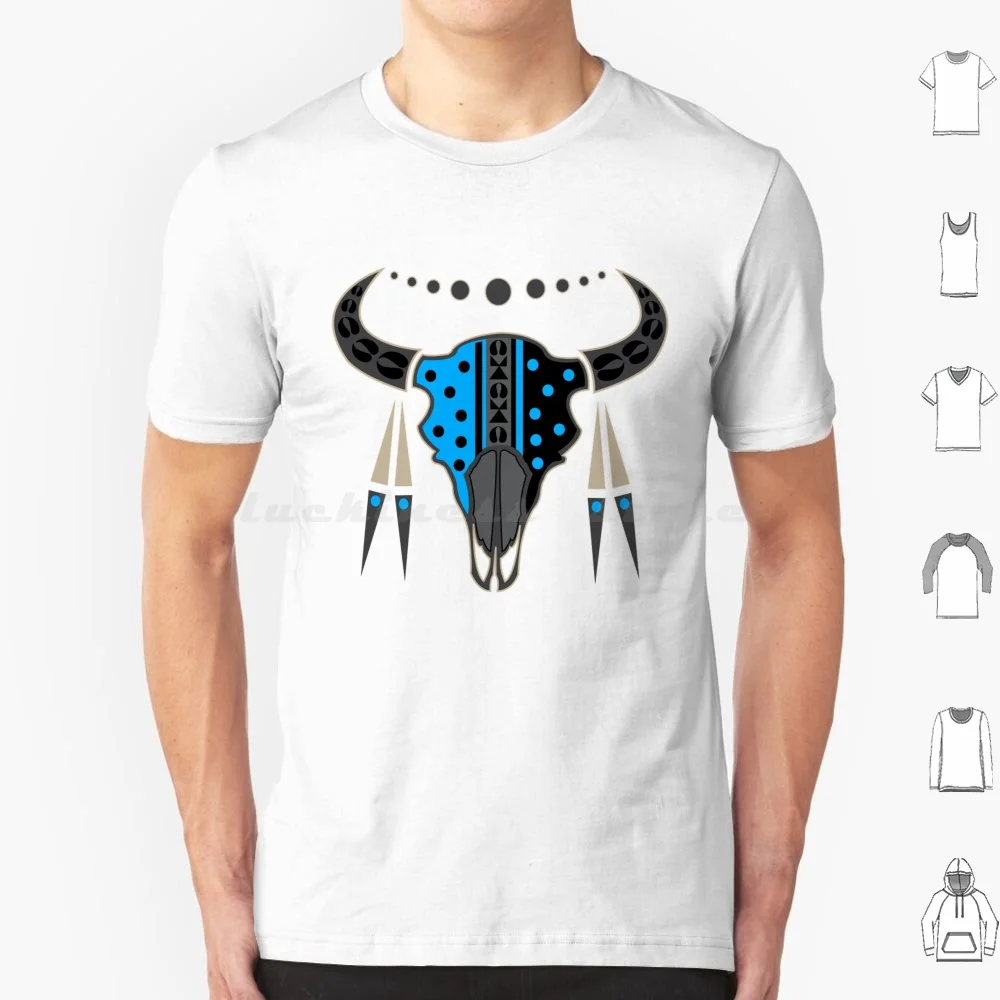 

Синяя футболка Buffalo Gathering для мужчин, женщин и детей 6xl Melvin War Eagle Buffalo Bison Tipi Home Blue Geometric Tribal Tattoo Bull