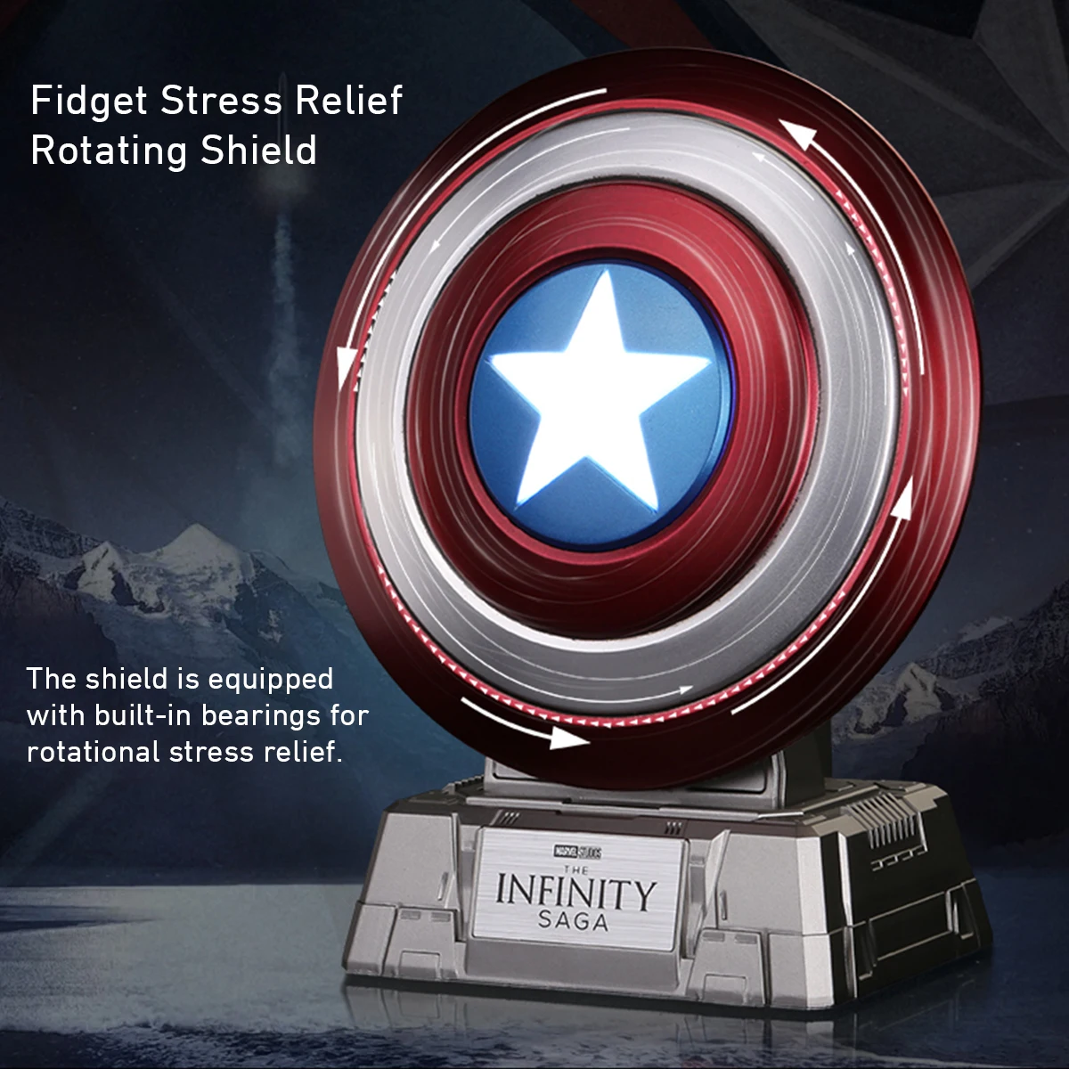 ハイプレイ キラーボディ キャプテン・アメリカ シールド ウェアラブルスピーカー KB20102 スタチュー