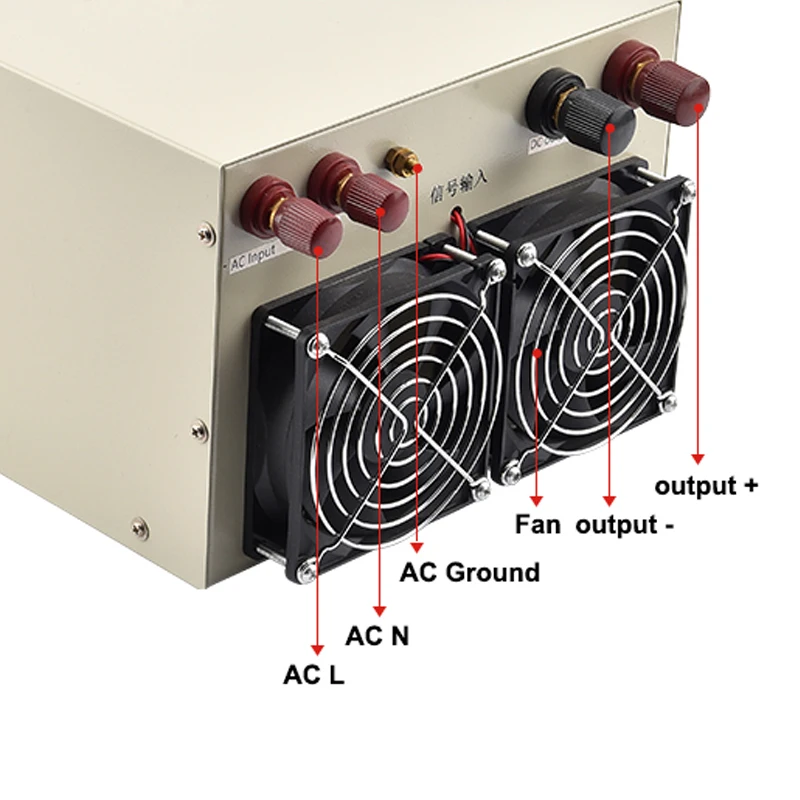 Industrial 3000W Adjustable Switching Power Supply 24V 36V 48V 60V 90V 300V 400V 1000V Voltage & Current Adjustable SMPS S-3000