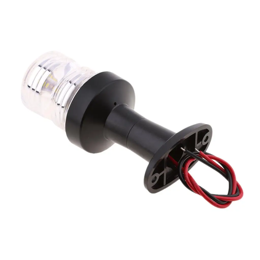 

Полностью круглый белый свет, 2,5 Вт, якорь для лодки, кормовая лампа, 12 В, светодиодная навигация для ночной безопасности яхты