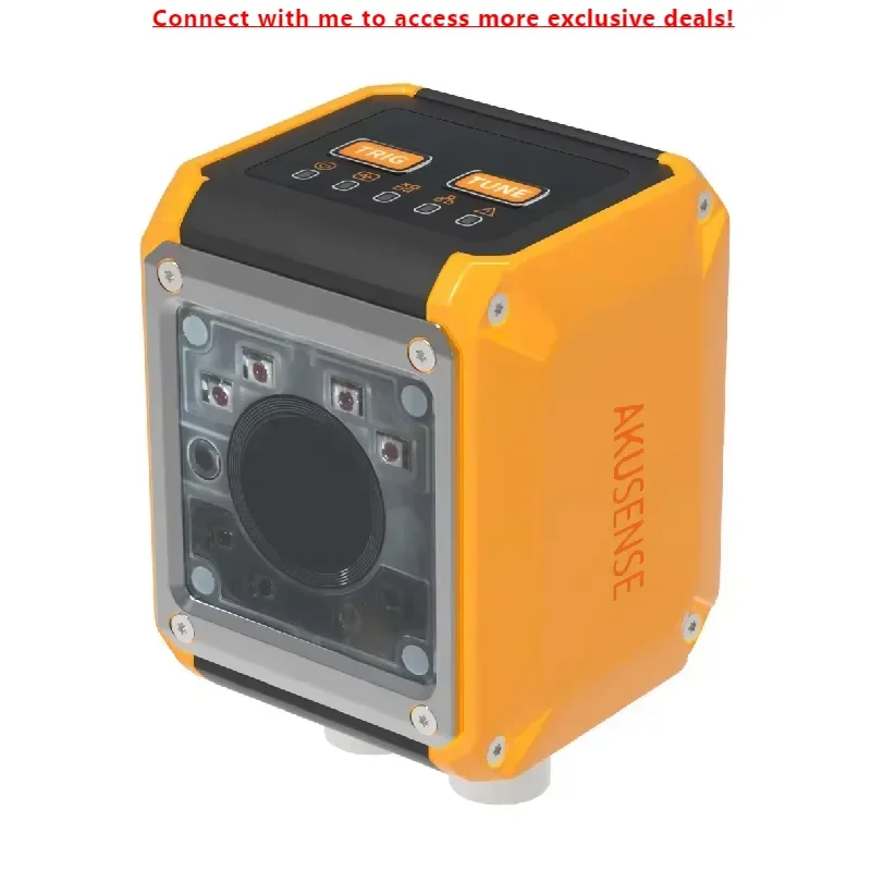 

CMOS Barcode Reader RCD-AI100-X08RD, 100-1000mm Range, Polarized Red Light, High-Speed 60 Reads/sec, RS232/TCP