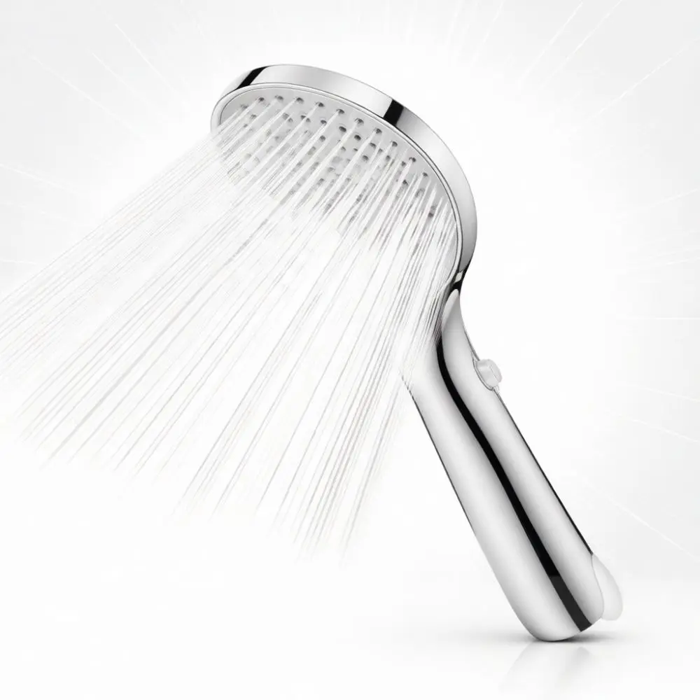 Replacement Shower Head Large Hole Handheld Sprayer Bathroom Fixture Modern Style For Household Water Heater Use