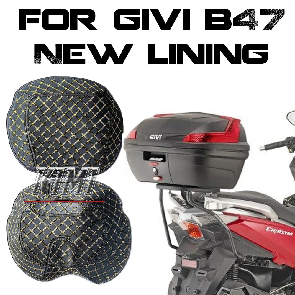 For GIVI B47 Motorcycle Rear Trunk Case Liner Luggage Box Inner Rear Tail Seat Case Bag Lining Pad Accessories