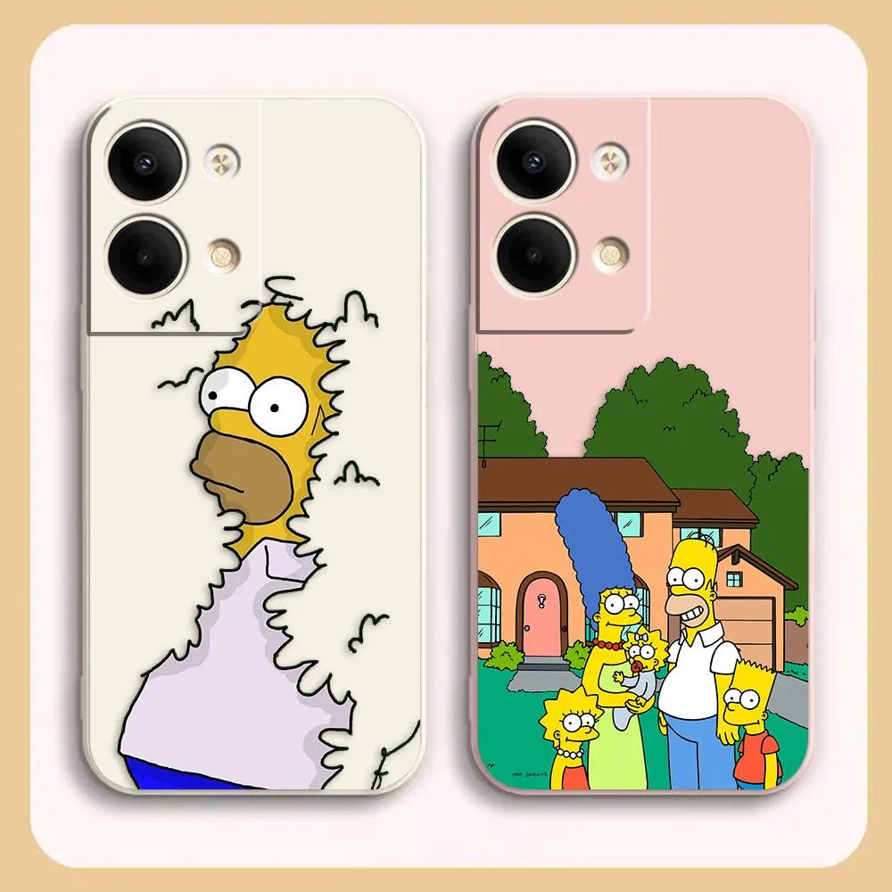 Phone Case For OPPO RENO 8 7 9 6 7SE 5 4 4SE 3 4G 5G PRO PLUS Simple Case Cover Funda Cqoue Shell Capa Funny H-Homer S-Simpsons