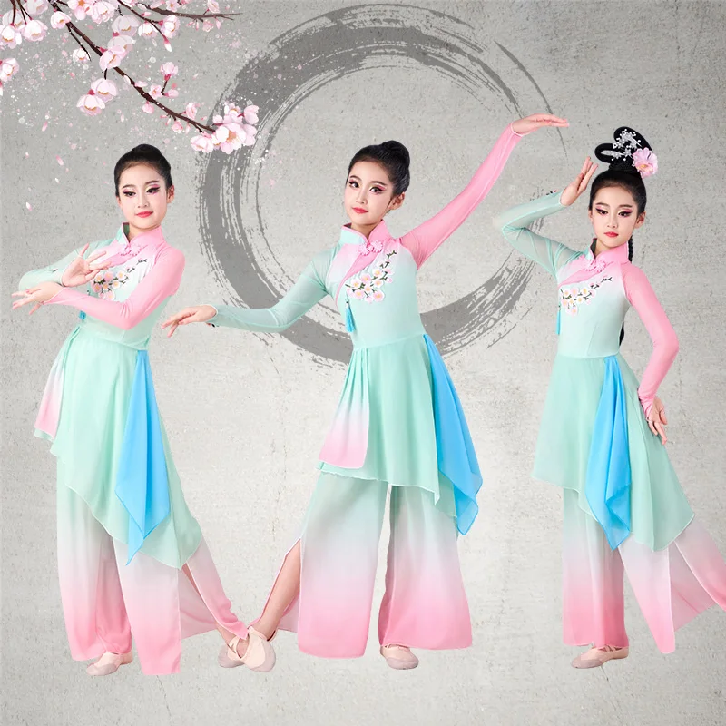 

Traditional Chinese Folk Dance Costume for Woman Dance Costumes Kids Costume Yangko Girl Children Dress Women Yangge Clothing