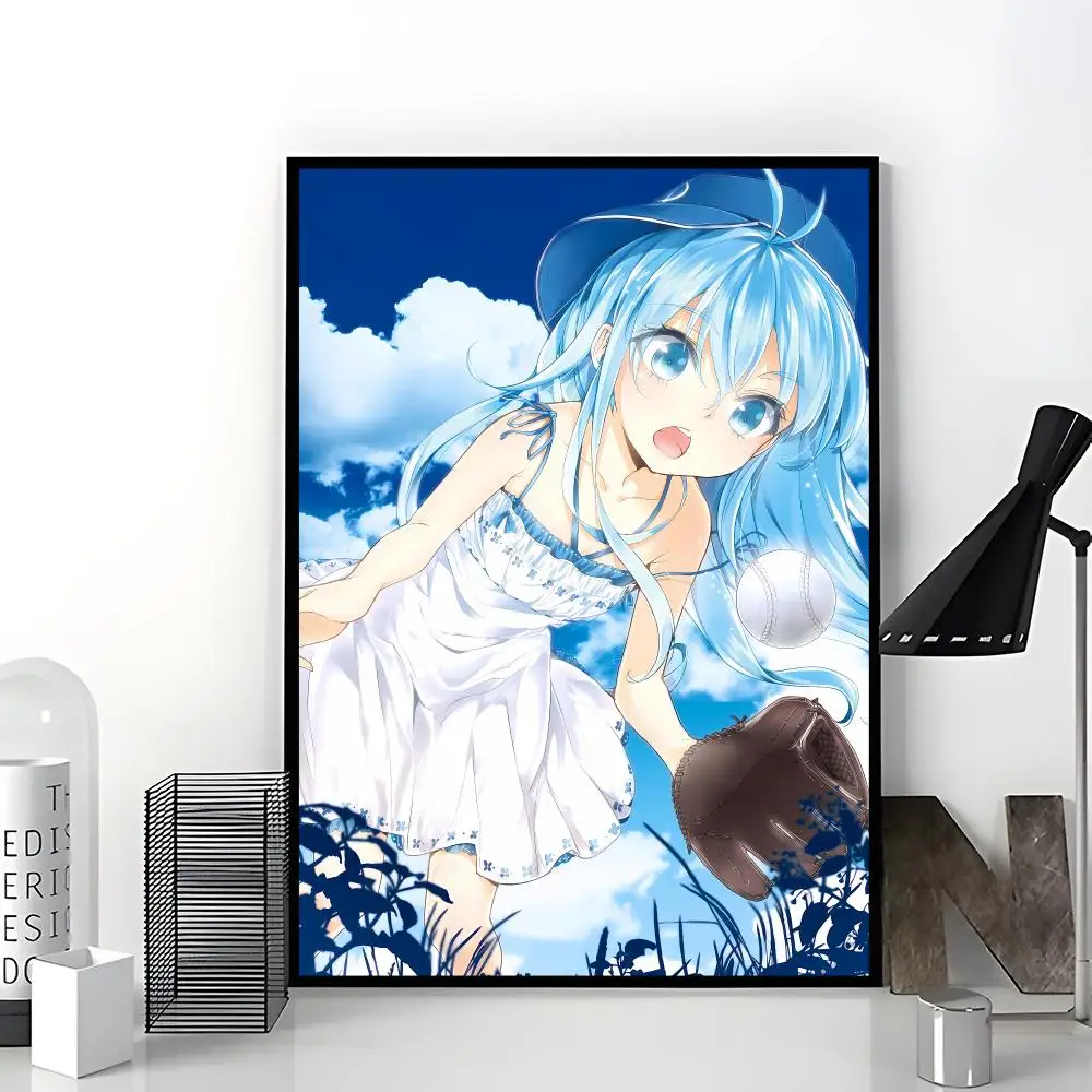 Anime G-Ground Control to Psychoelectric Girl Poster Trendy Aesthetic Wall Art Poster for Dorm Room Bedroom Decor