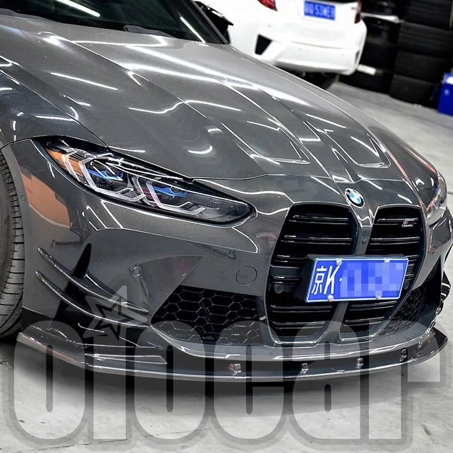 

oiomotors V1 Style Carbon Fiber Front Bumper Lip Spoiler for BM G80 m3 and G82 m4