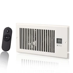 SucceBuy Booster Fan 4x12in Duct Fan 100CFM 10 Adjustable Speeds with LCD Smart Controller for Wall and Floor