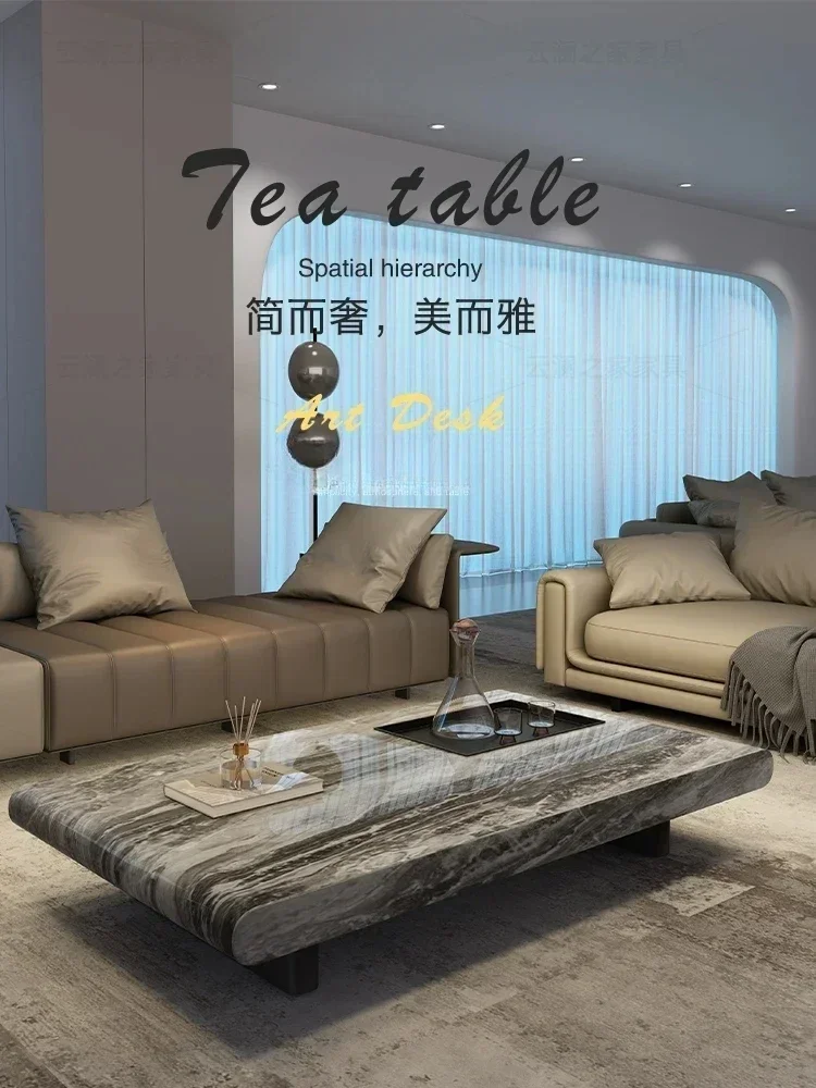 Italian Minimalist High Sense Modern Minimalist Living Room Home Rectangular Oval Small Apartment