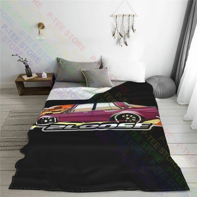 1968 69 1970 71 72 Datsun 510 4 Door Sedan Bluebird Blanket Classic High-Quality Faux Fur Throw