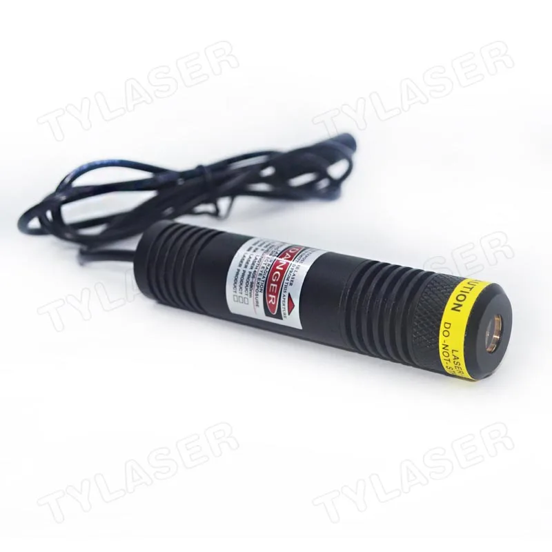 IP67 عدسة زجاجية مقاومة للماء D22X100mm 635nm خط الصليب الأحمر 10 ميجا واط 30 ميجا واط 50 ميجا واط 100 ميجا واط وحدة ليزر مجانية مع قوس ومحول
