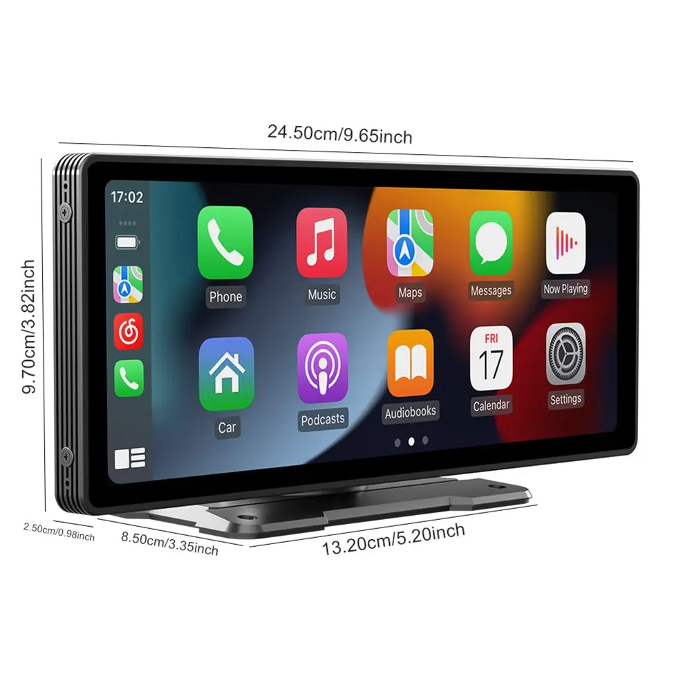 Car Multimedia Video Player 10 26 Inch with Wireless For Carplay & For Android Auto for Enhanced Audio Visual Experience