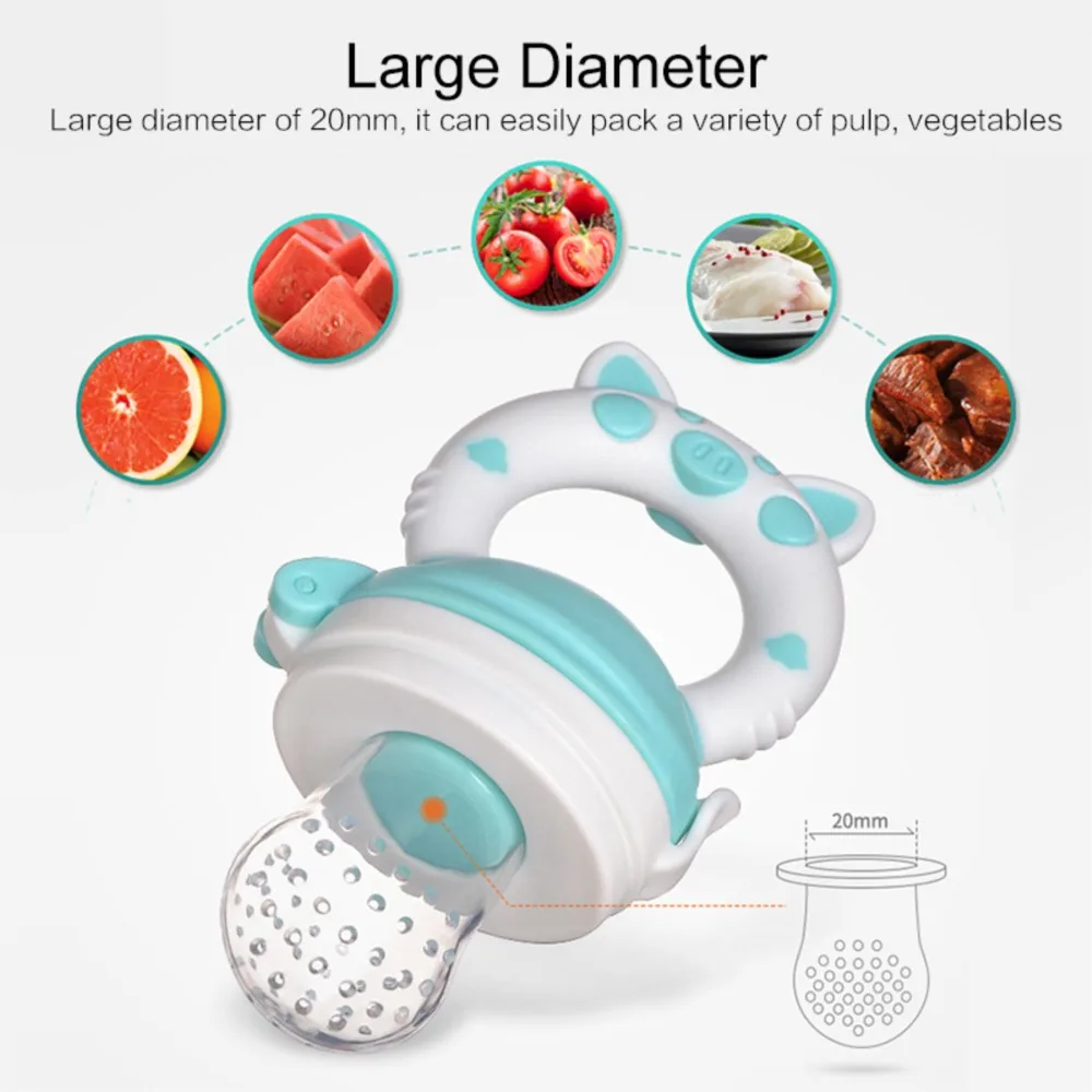 Capezzolo s Nibbler Feeder forniture per bambini capezzolo succhietto Silicone bambini ragazzo ragazza lattice gratuito piccola bocca alimentazione sicuro neonato fresco