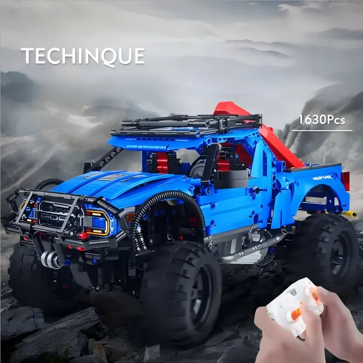 1630 pçs cidade técnica fora de estrada caminhão carro rc blocos de construção moc remoto caminhão elétrico modelo tijolos enginerring brinquedos crianças presentes
