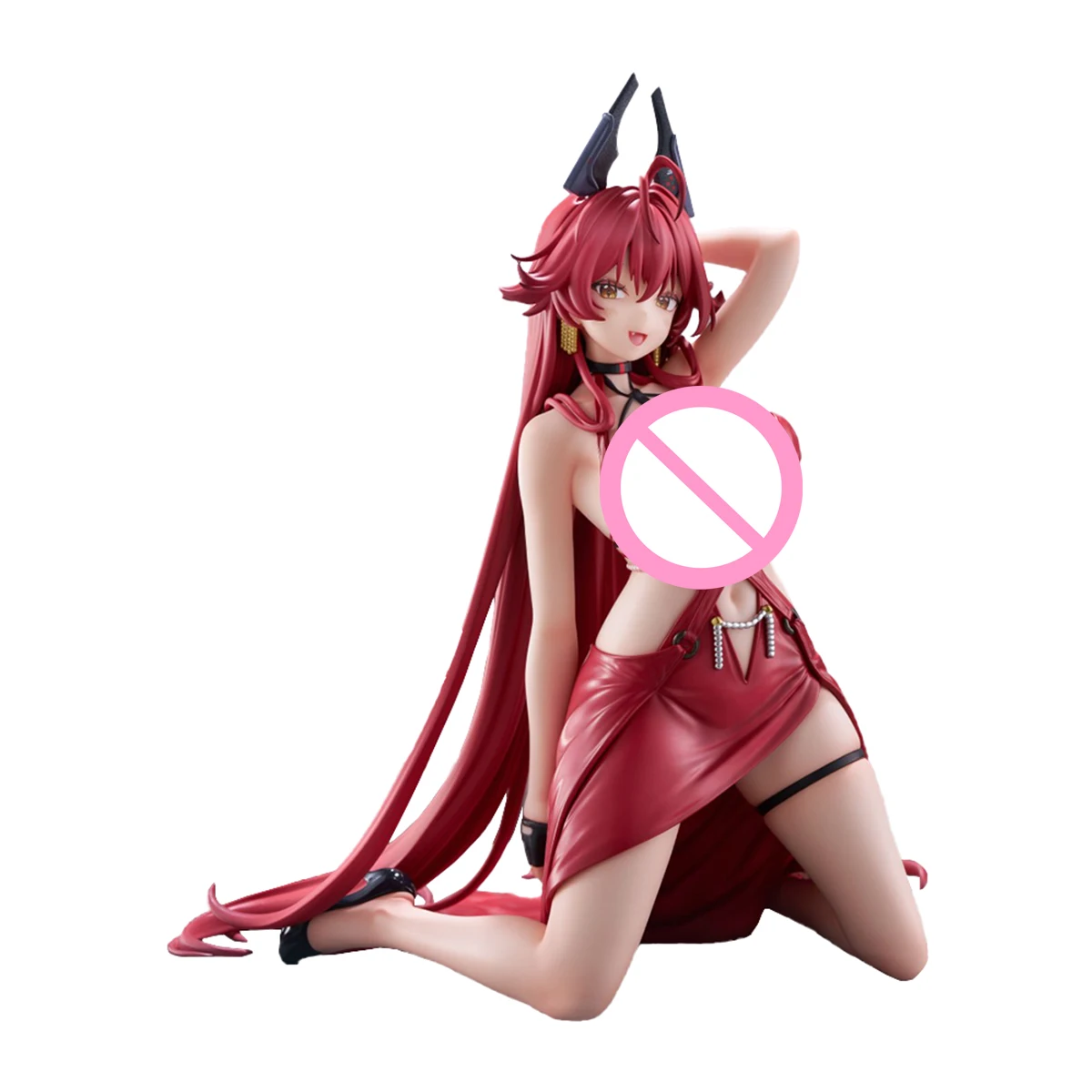 

Anime game peripheral figure Red Hood figurine Succubus girl action figure cosplay Girl Adult Model Collectibles Toy Boys Gifts