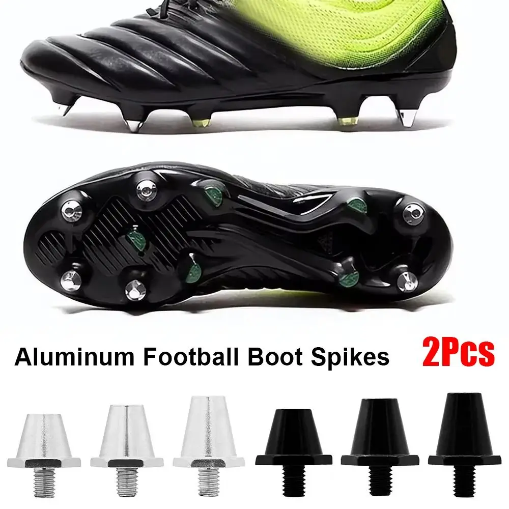 2Pcs New 11/13mm Football Boot Spikes M5 Thread Aluminum Soccer Shoe Studs Non Slip Soccer Boot Cleats for Athletic Sneakers