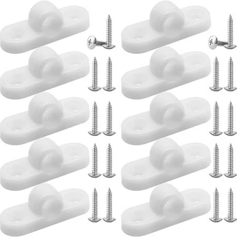 10pcs Portable Lightweight Horizontal Awning Mounting Pole Brackets for RV Awning Support Accessories for Caravans Awnings