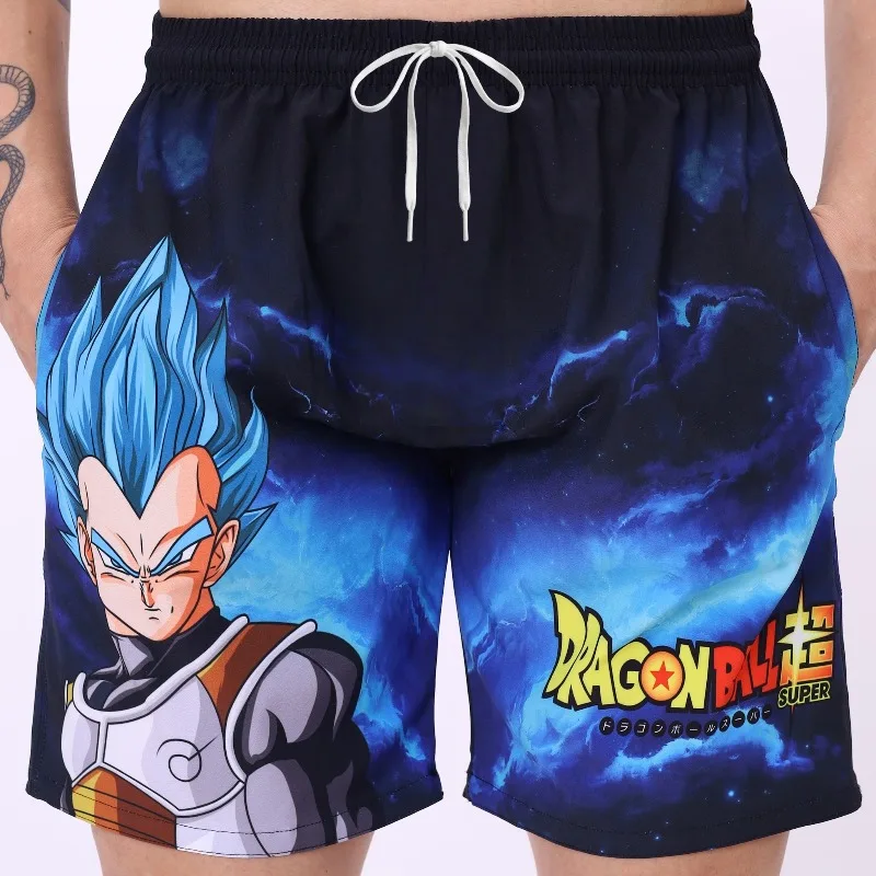 2026 Sommer Dragon Ball Goku & Vegeta Kreative Freizeithose Große Größen Anime-Charakter-Shorts Schnelltrocknende Freizeitshorts