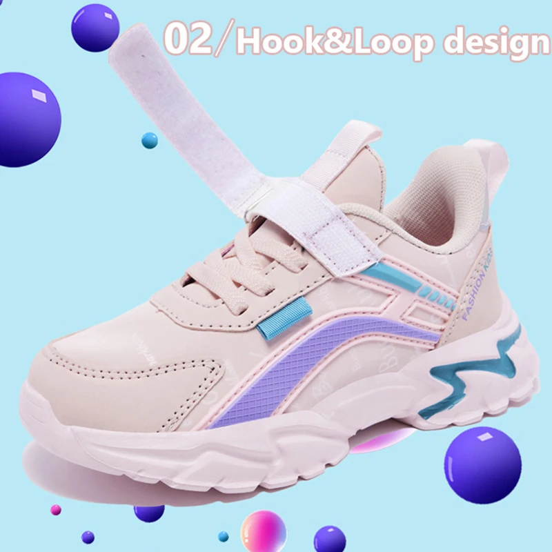 Kinder Casual Rosa Mädchen Lederschuhe Mode Für 7-15y Leichte Laufen Junge Studenten Kinder Sport Mädchen Schuh NBGAGA – Detail 4