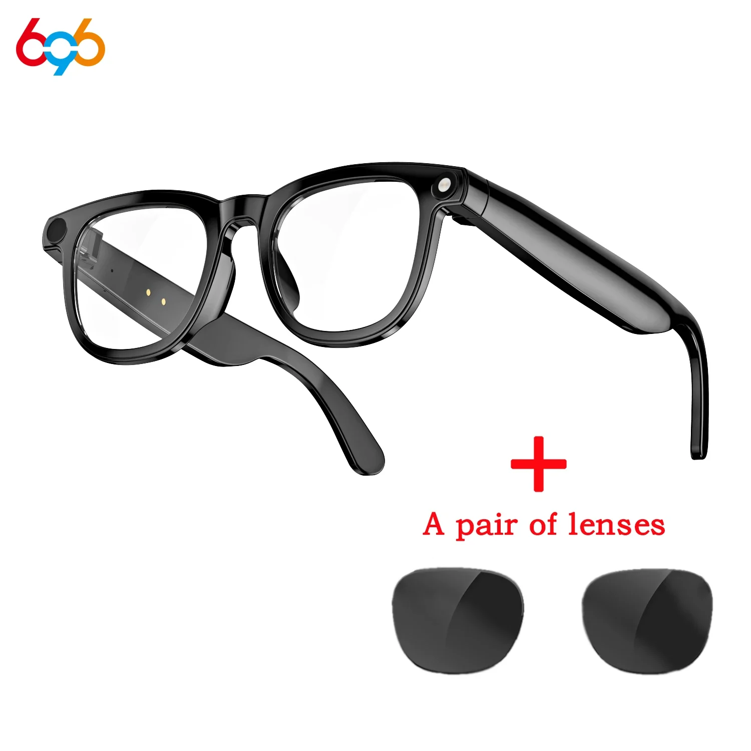 Women AI Smart Glasses 800W HD Camera Anti Blue Light The Map Translation Video Call Take Photos UV Protection Sunglasses Men