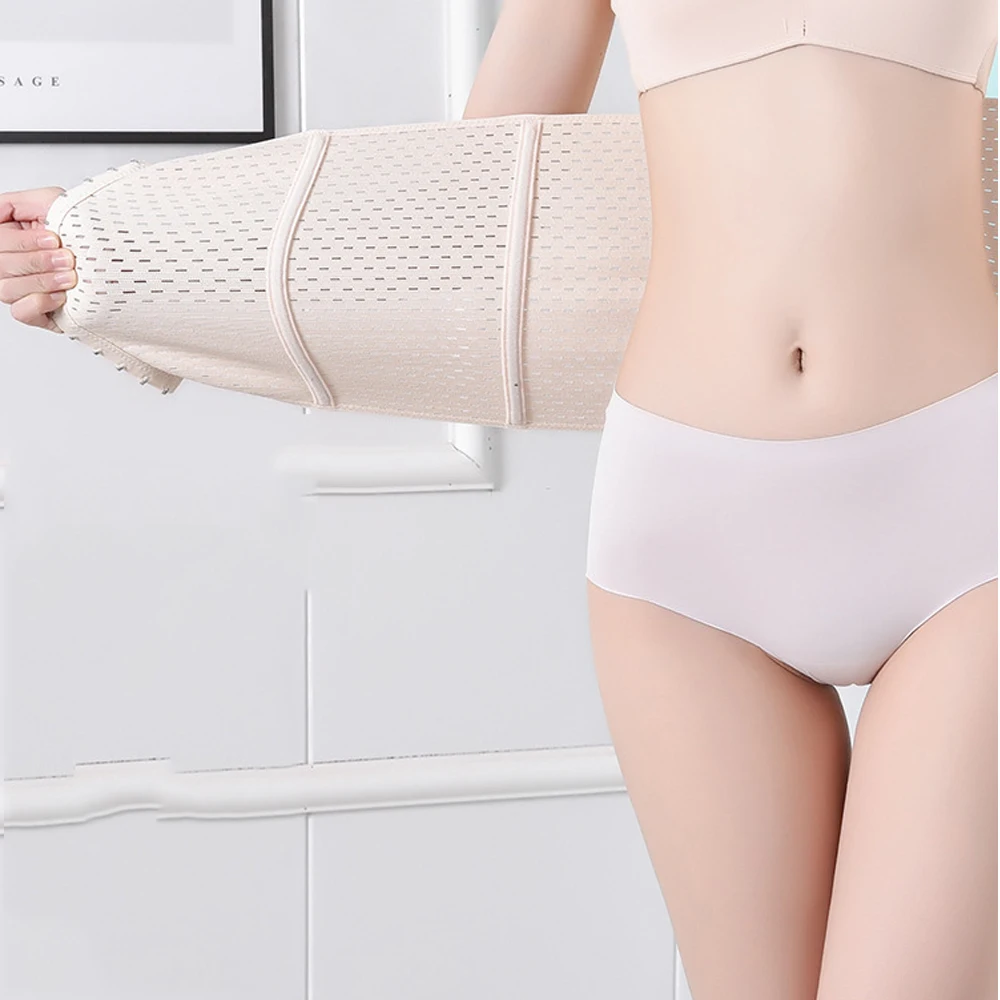 Women Waist Cinchers Ladies Corset Underwear Shaper Band Body Shaper Building Front Buckle Six Breasted Faja Slimming Belt