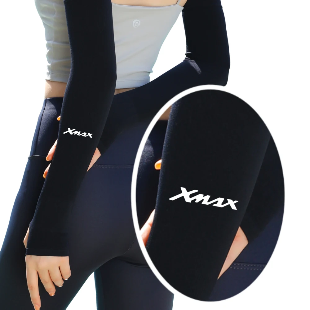 For Yamaha XMAX xmax Arm Guard Sleeve with Thumb Hole Protective Sleeve Holders man‘s women’s Sun UV Protection Long Arm Cover