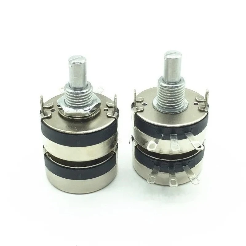 1 pz, potenziometro a doppio strato con film di carbonio ad anello singolo, WTH118-2W 1A, 1K 2.2K 4.7K 10K 22K 47K 100K 220K 470K 680K 1M,6Pin