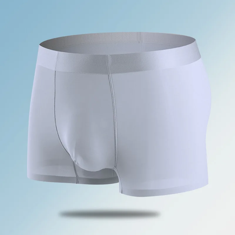 Boxers Ice Silk Man Underwear Boxer Graphene Men Underpants Breathable Comfortable Men\'s Panties Ultrathin BoxerShorts Trunk