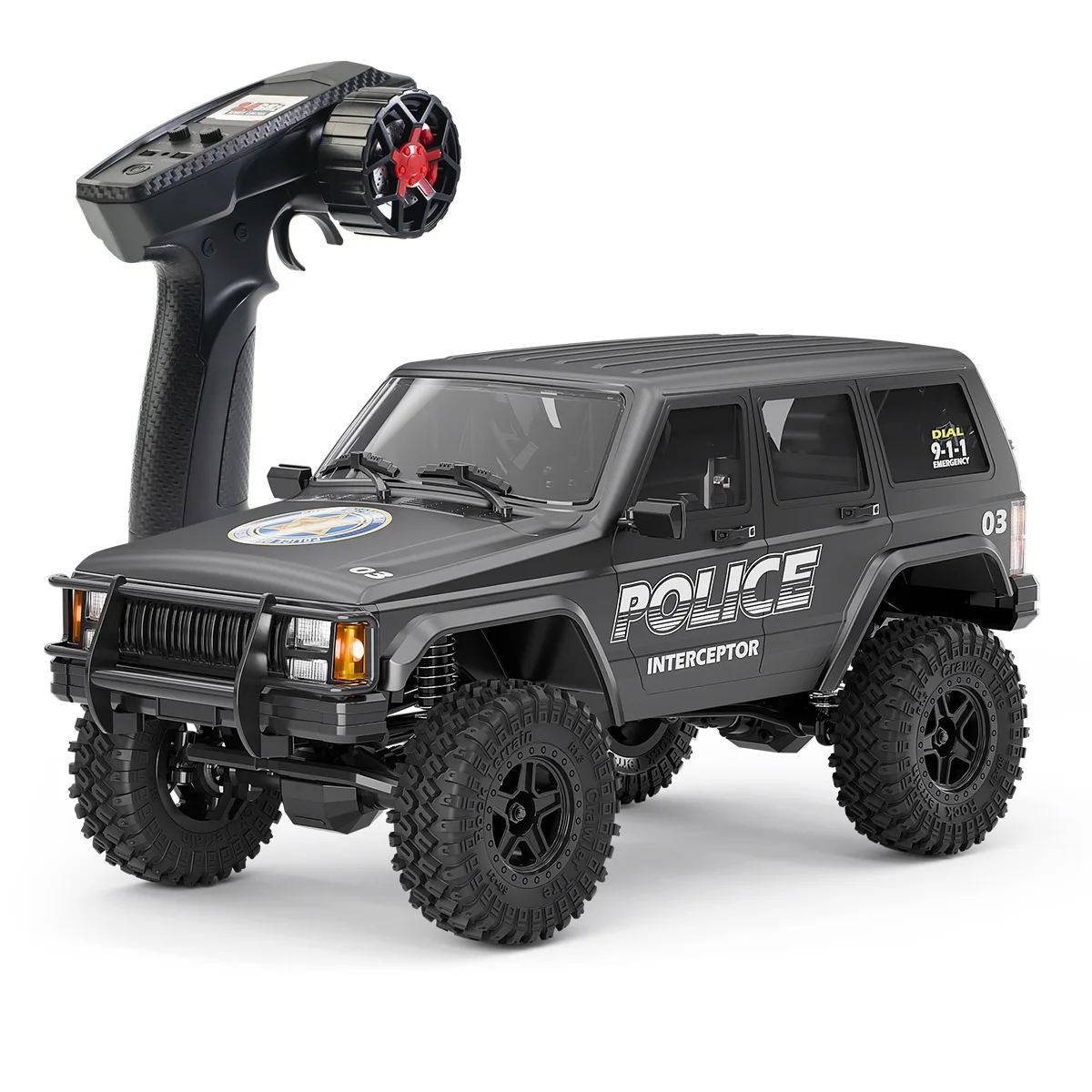 Novo 1: 18 Cherokee Simulação Carro de Escalada Rc Controle Remoto Veículo Off-Road 4wd Distância de Controle Remoto 100 + Brinquedo Presentes Sg1803