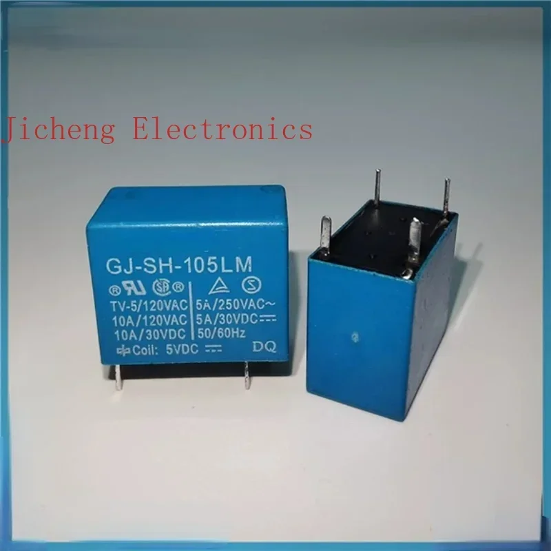 New Original Relay GJ-SH-105 112 124LM 10A, A Group Of Four Pins, Normally Open 0.2W