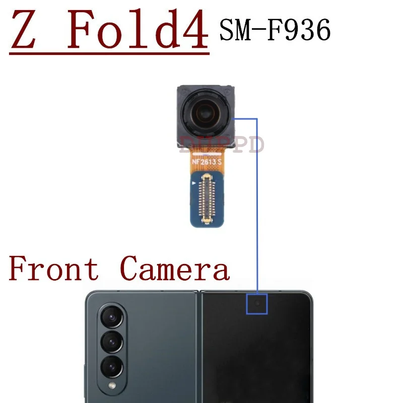 Front Camera Module Flex For Samsung Galaxy Z Fold Fold2 Fold3 Fold4 Fold5 Flip Flip3 Flip4 Flip5 5G  Camera Parts