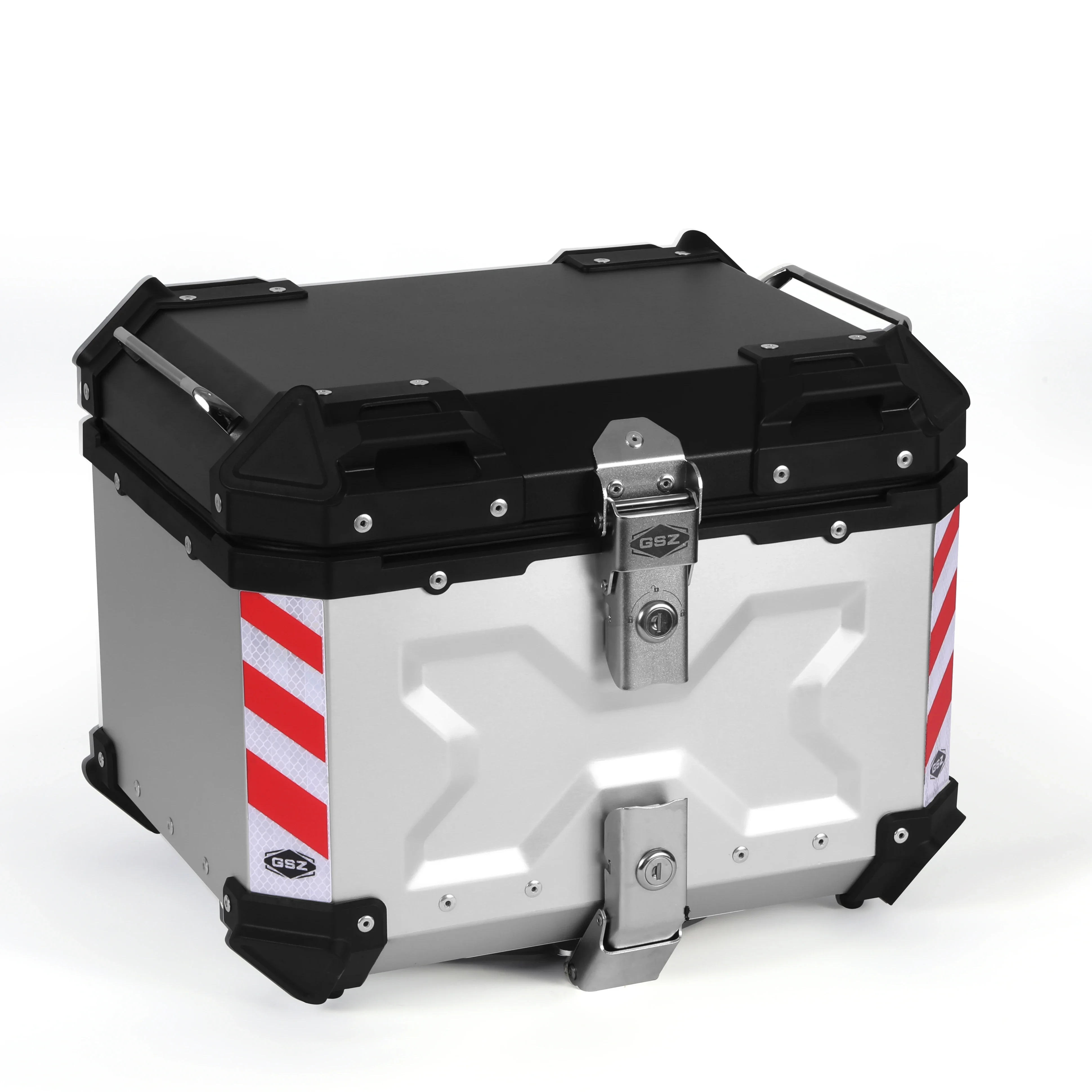 45L motorcycle trunk aluminum motorcycle luggage Motorcycle  top box Top Case Motorbike tail box