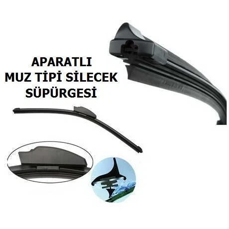 48 cm Custom fit With Bracket Banana Type Banana Wiper İnwells