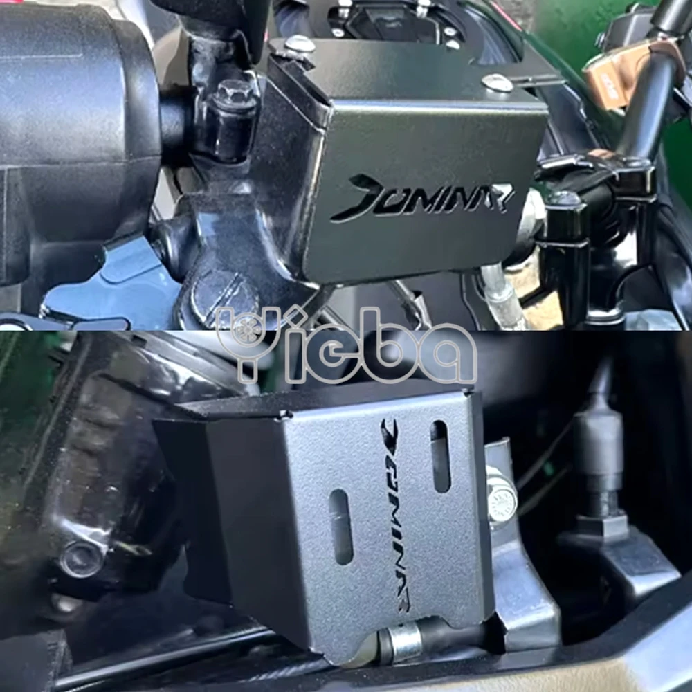 

For BAJAJ Dominar 400 250 Dominar400 All Years Accessories Motorcycle Front Rear Brake Fluid Reservoir Cover Guard Cap Protector