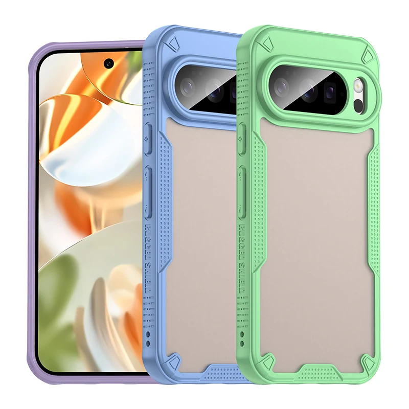 Casing Transparan Buram untuk Google Pixel 10 Pro Casing Silikon Matte Penutup TPU Pixel 10 Pro XL Pelindung Casing Penutup Pixel 10 Pro