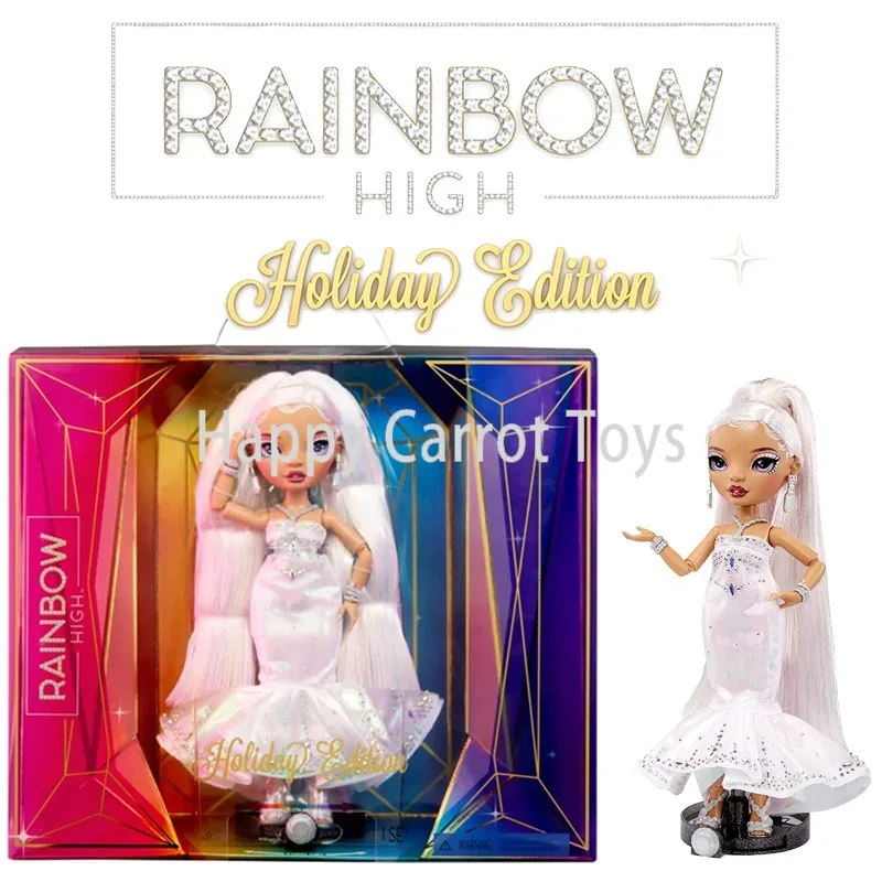 original-rainbow-high-holiday-edition-roxie-grand-fashion-doll-sparkle-dress-28cm-collectible-doll-birthday-gifts-for-girls-toys