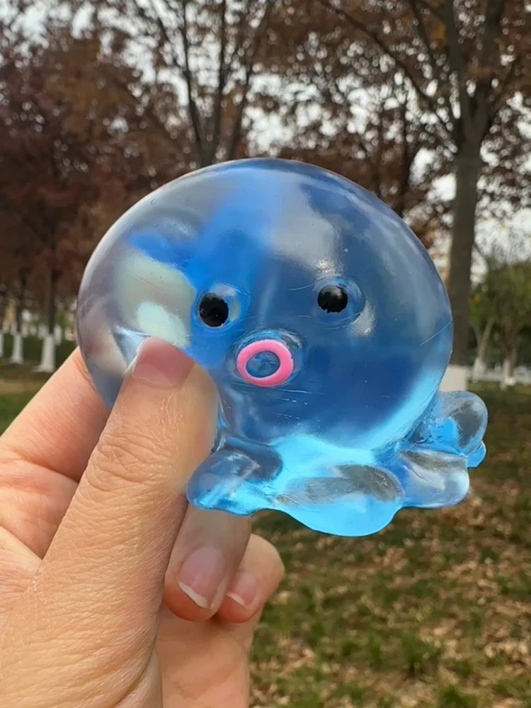 Squishy Ocean Octopus Squeeze Fidget Toy Simulation Stress Relief Slow Rebound Toy Can Be Stretched Sensory Decompression Gift – Detail 3